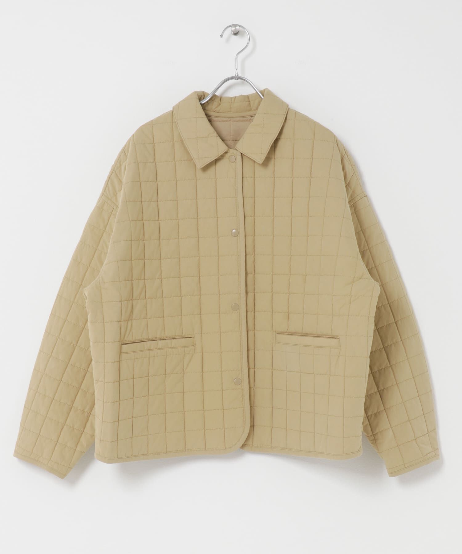 かぐれ「コットンキルトジャケット」|ダウン|