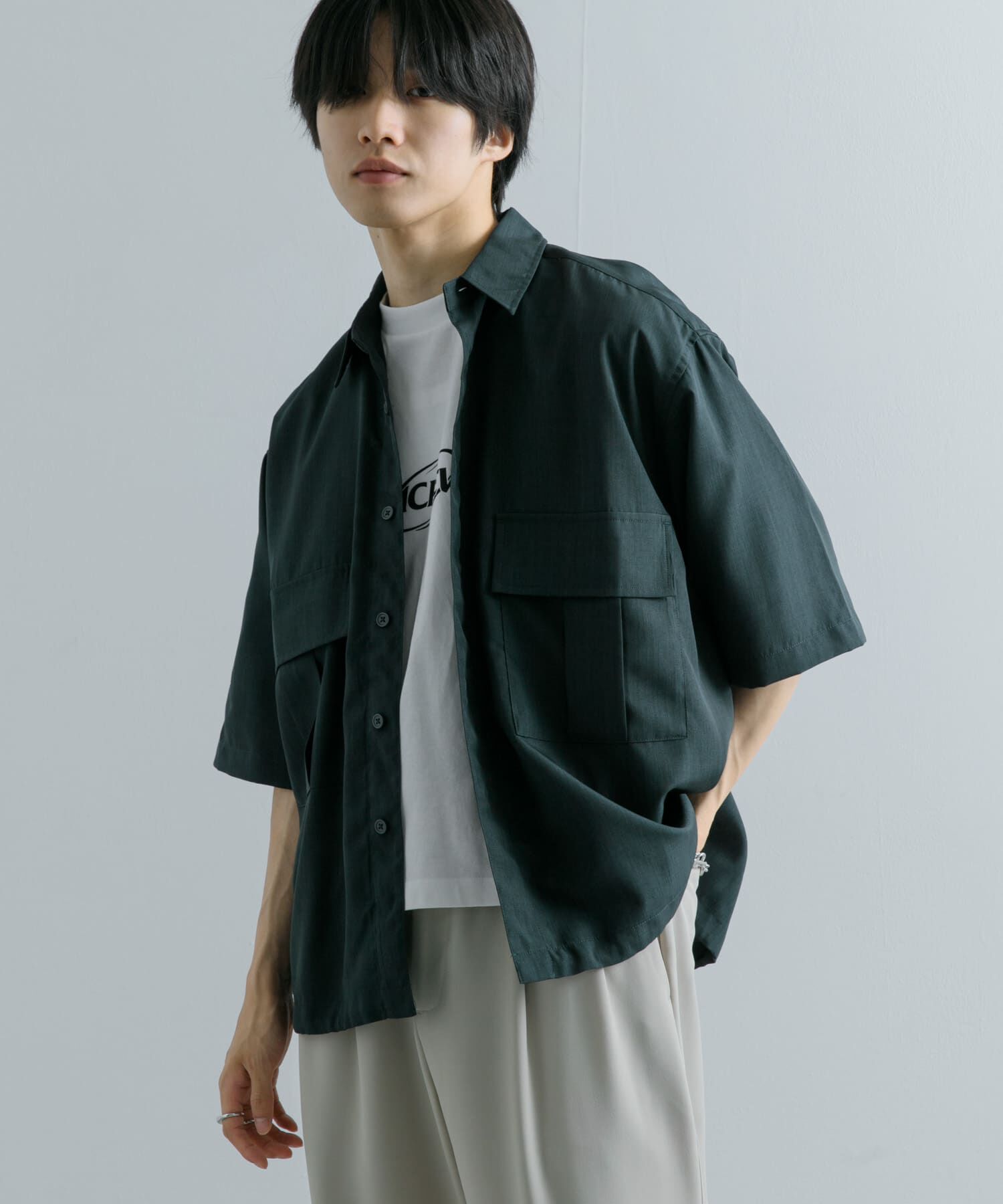 SENSE OF PLACE by URBAN RESEARCH「CPOサイドデザインルーズシャツ」|シャツ・ブラウス|