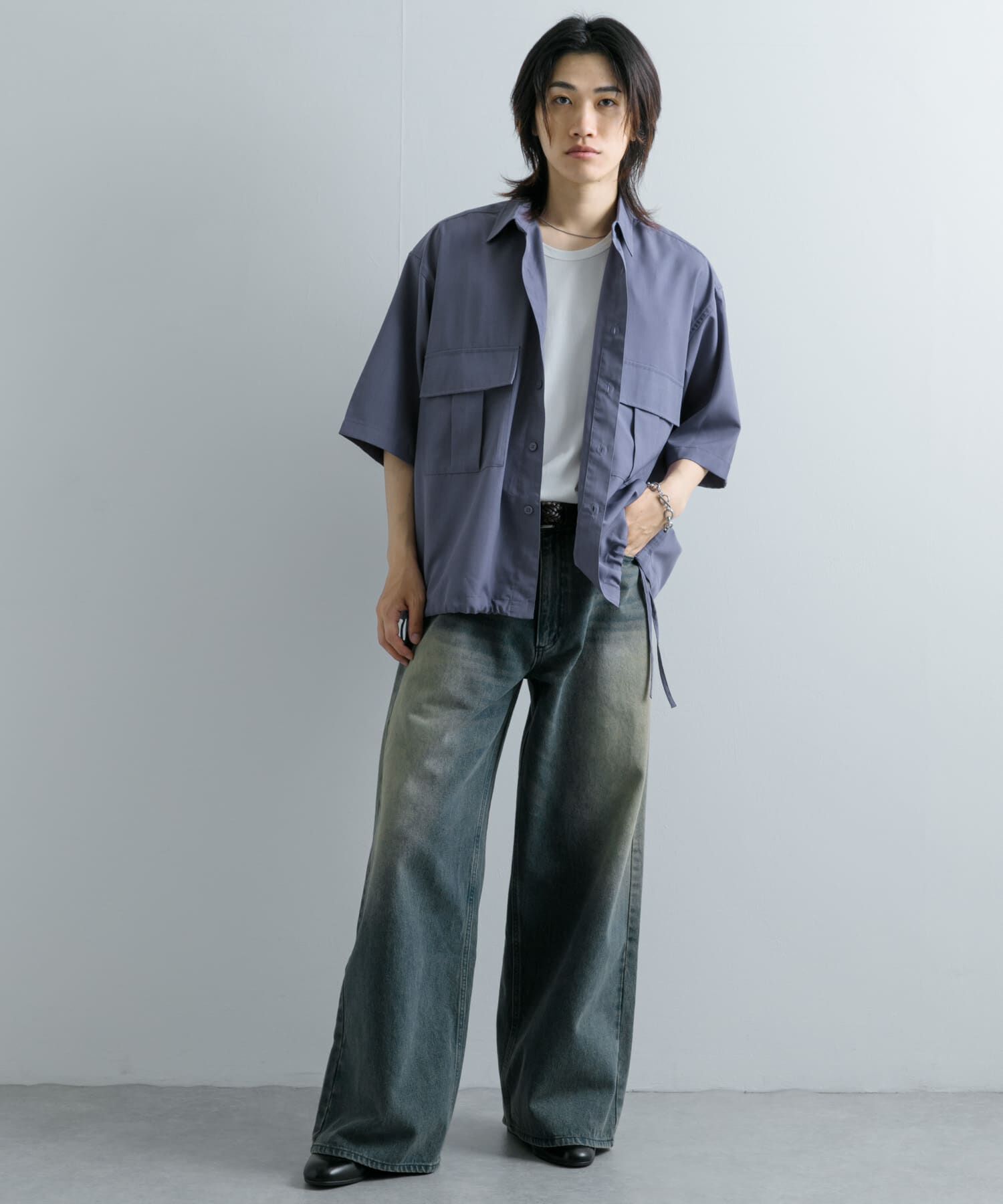 SENSE OF PLACE by URBAN RESEARCH「CPOサイドデザインルーズシャツ」|シャツ・ブラウス|