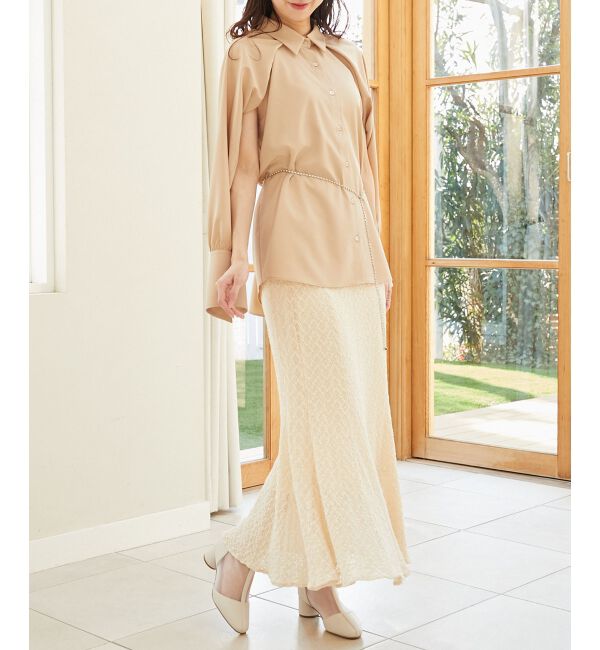 MAJESTICLEGON「アームスリットシャツ」|シャツ・ブラウス|