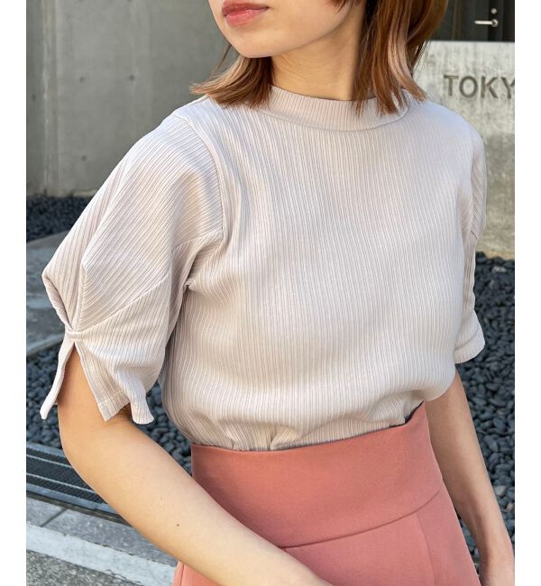 MAJESTICLEGON「タックスリーブトップス」|Tシャツ・カットソー|