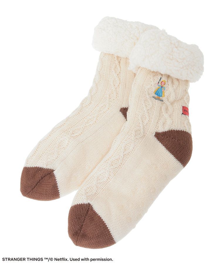 Green Parks「■STRANGER THINGS&times;MINNETONKA 裏ボア刺繍ソックス」|その他|