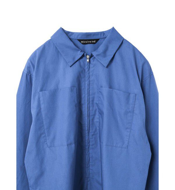 mizuiro ind「mizuiro ind ジップシャツ」|シャツ・ブラウス|