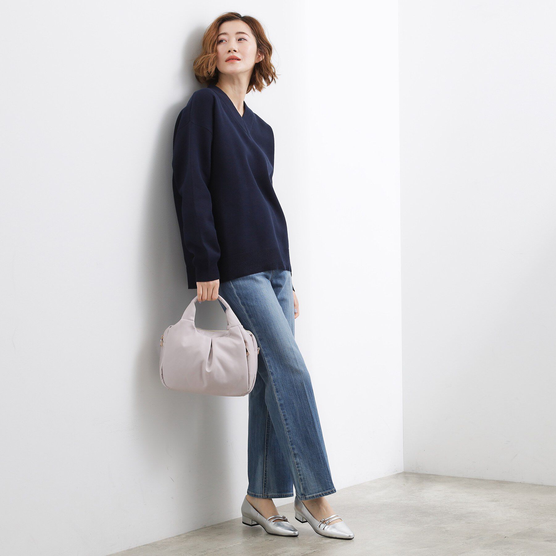 grove「【撥水】フロントタック2WAYトート」|トートバッグ|