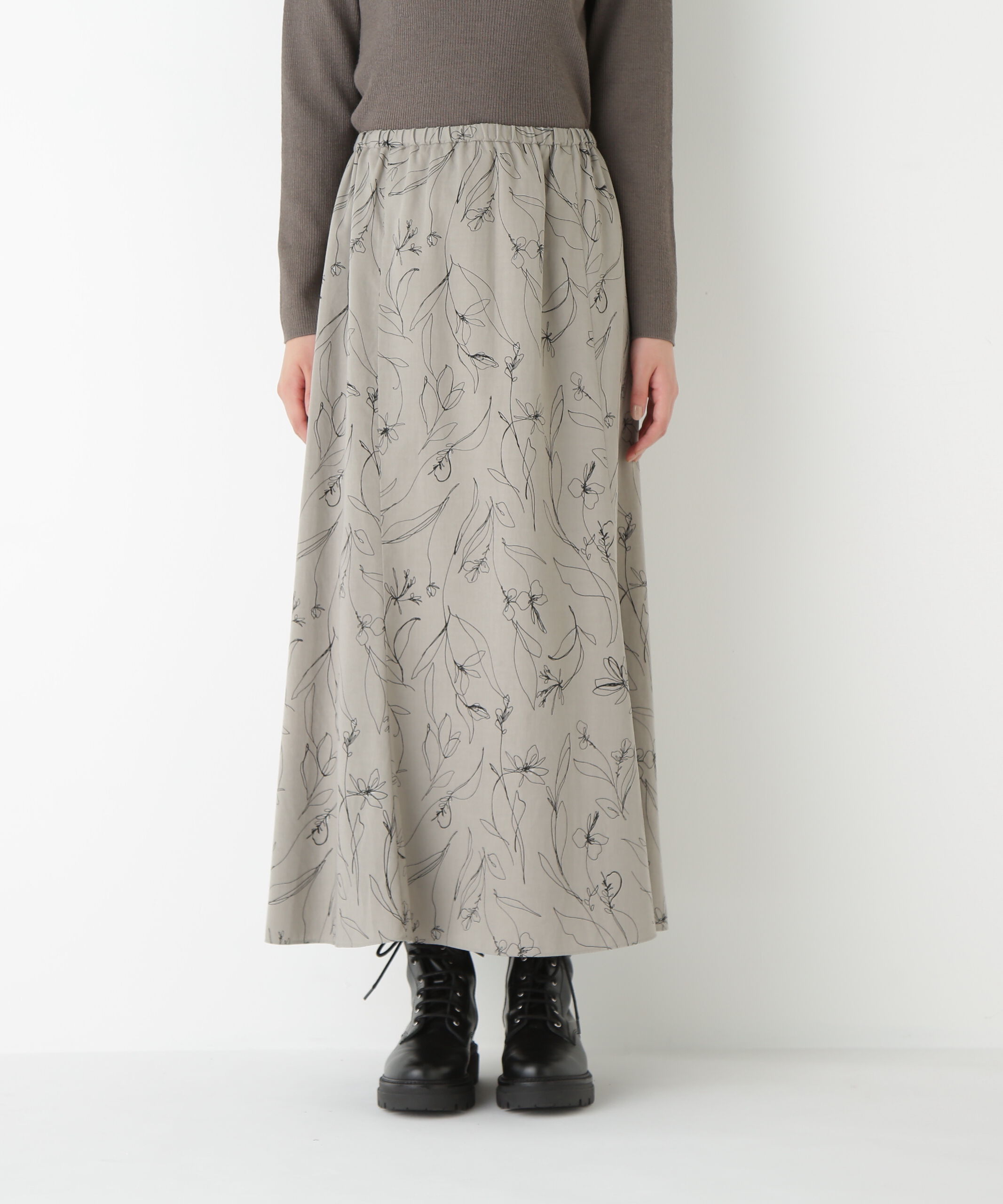  「◆ラインイラストＰＴセミマーメイドスカート」|スカート|