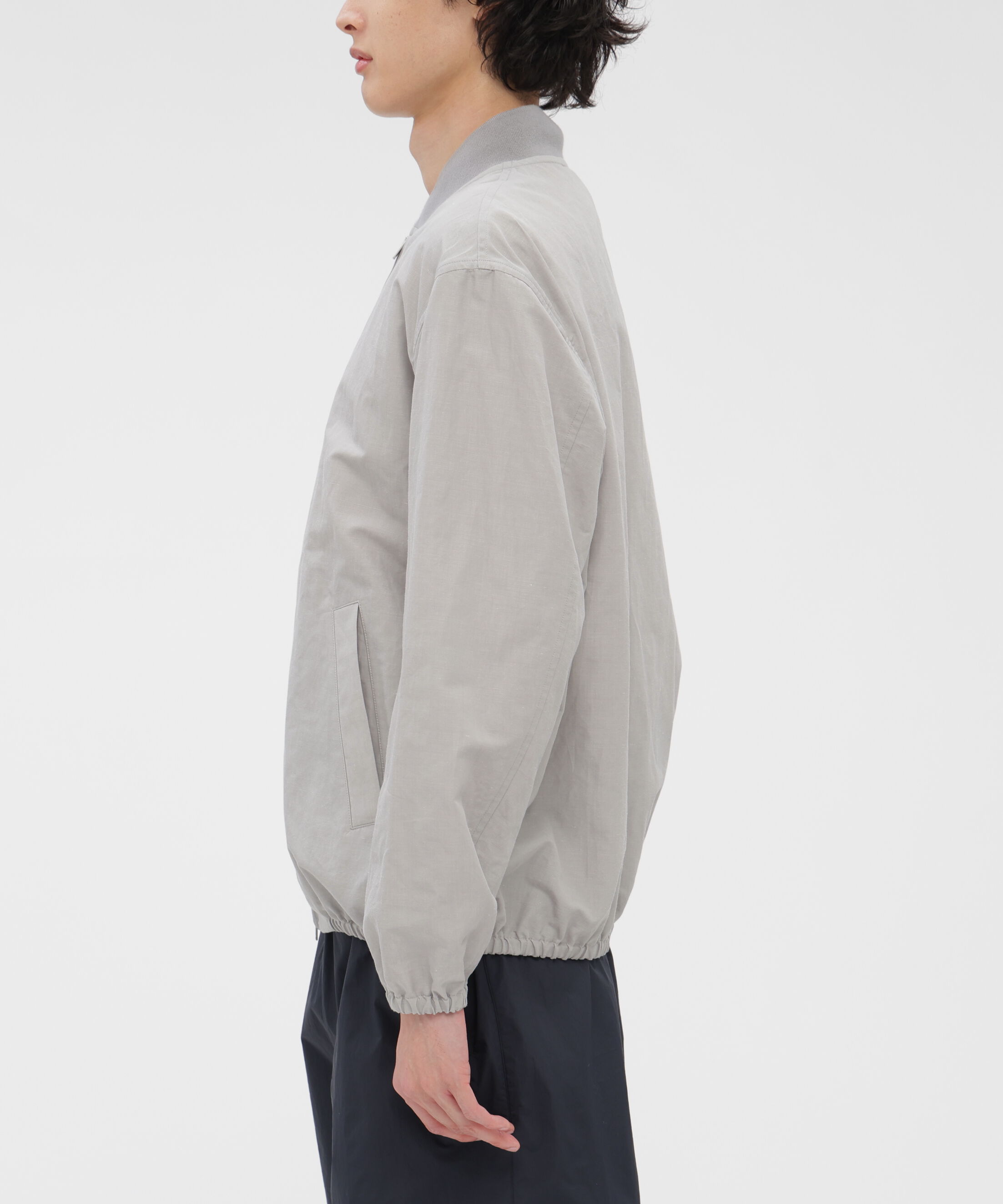 MARGARET HOWELL「COTTON RAMIE POPLIN BLOUSON」|ブルゾン・スタジャン|