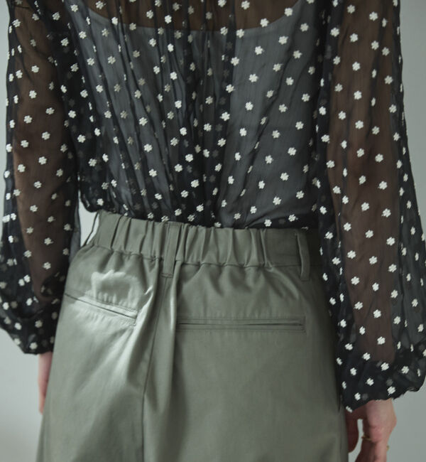 Doux archives「綿ストレッチバレルパンツ」|チノ|