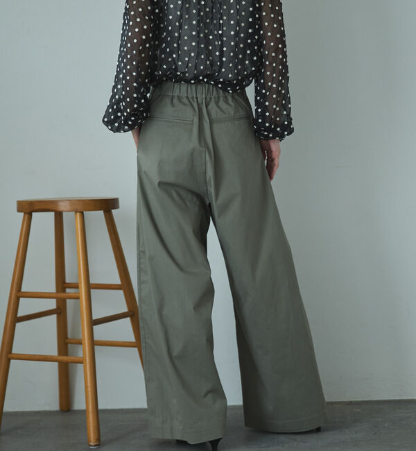 Doux archives「綿ストレッチバレルパンツ」|チノ|