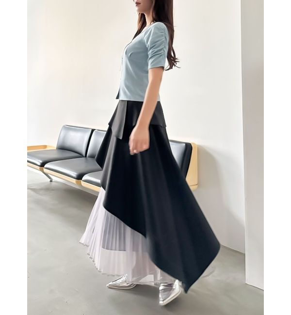 dazzlin「カーデタイトリボンカットトップス」|Tシャツ・カットソー|