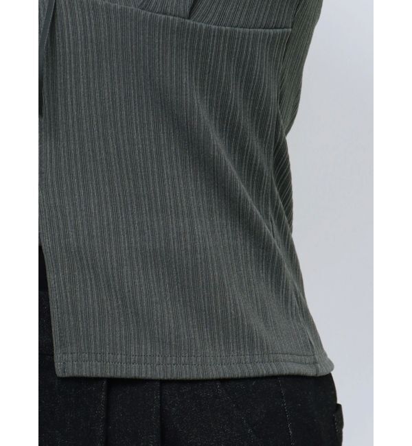 dazzlin「カーデタイトリボンカットトップス」|Tシャツ・カットソー|