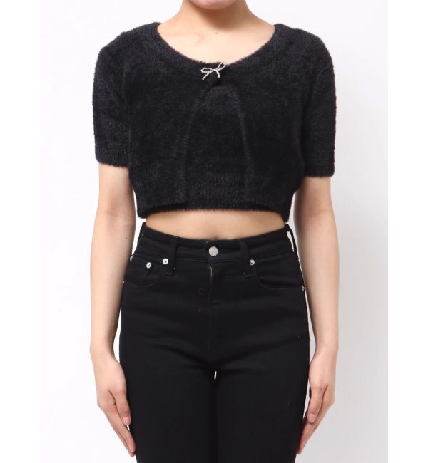 EMODA「リボンチャームシャギーツインニット」|ニット・セーター|