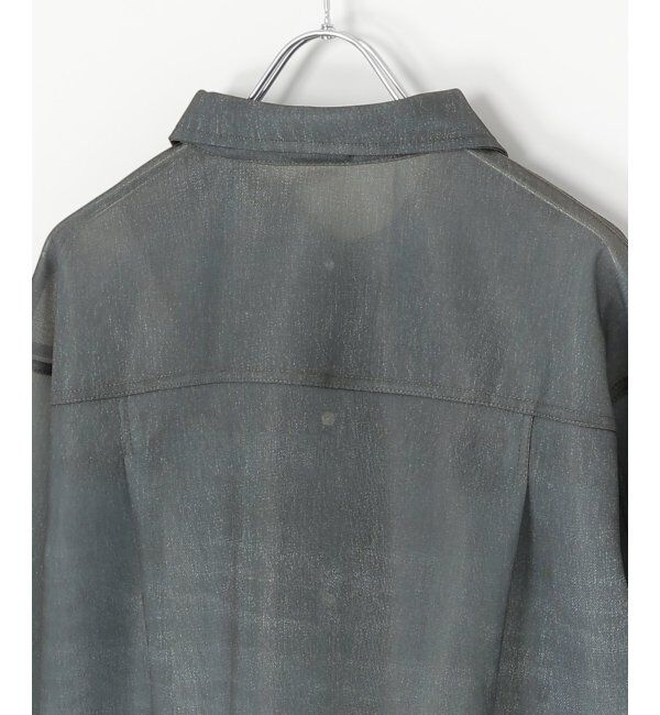 VENCE share style「シアーダンボールデニムプリントGジャン」|ブルゾン・スタジャン|