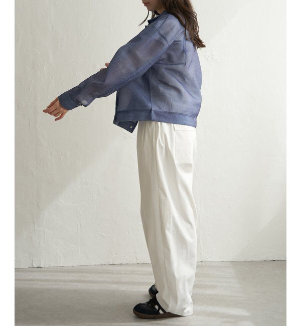 VENCE share style「シアーダンボールデニムプリントGジャン」|ブルゾン・スタジャン|