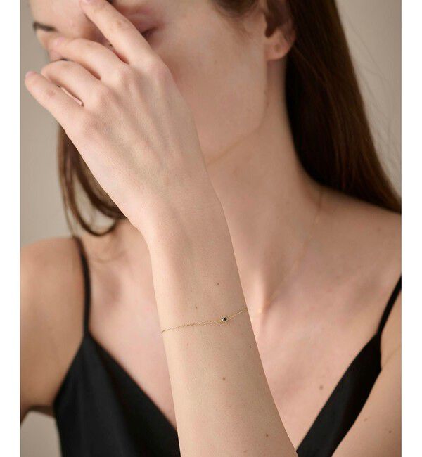 ete「K18YG フルール ブレスレット（誕生石 1・2・3・6・8・10・11・12月）」|ブレスレット・バングル|