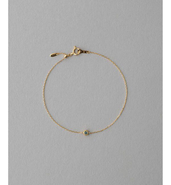 ete「K18YG フルール ブレスレット（誕生石 1・2・3・6・8・10・11・12月）」|ブレスレット・バングル|C