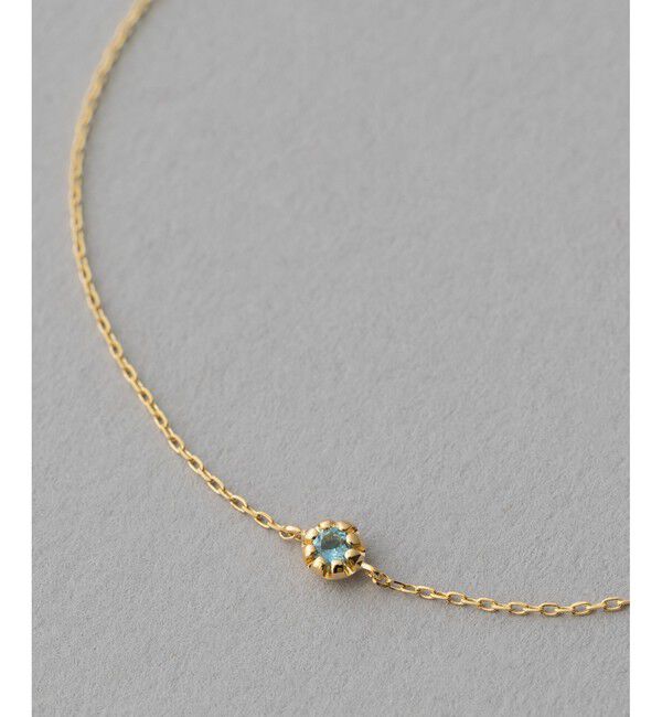 ete「K18YG フルール ブレスレット（誕生石 1・2・3・6・8・10・11・12月）」|ブレスレット・バングル|