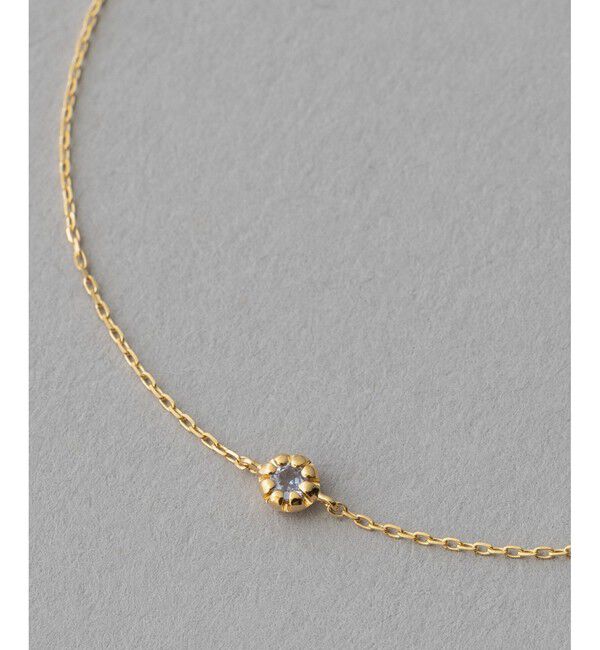 ete「K18YG フルール ブレスレット（誕生石 1・2・3・6・8・10・11・12月）」|ブレスレット・バングル|