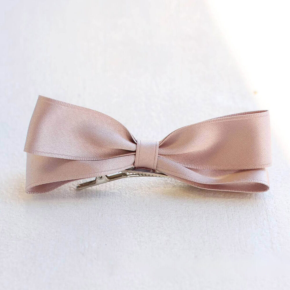 BACKYARD FAMILY「ヘアクリップ 大きめ リボン 通販 ヘア クリップ ヘアピン 髪飾り 髪留め キッズ 女の子 子供」|その他|ピンク1