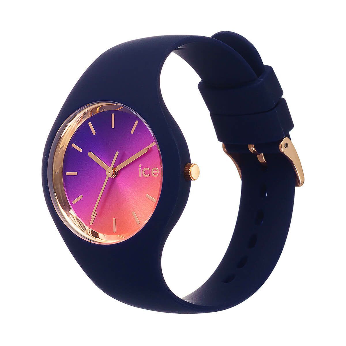 ICE-WATCH「〈ICE WATCH(ｱｲｽｳｫｯﾁ)〉ICE sunset ﾅｲﾄﾋﾟﾝｸ ｽﾓｰﾙ」|腕時計|