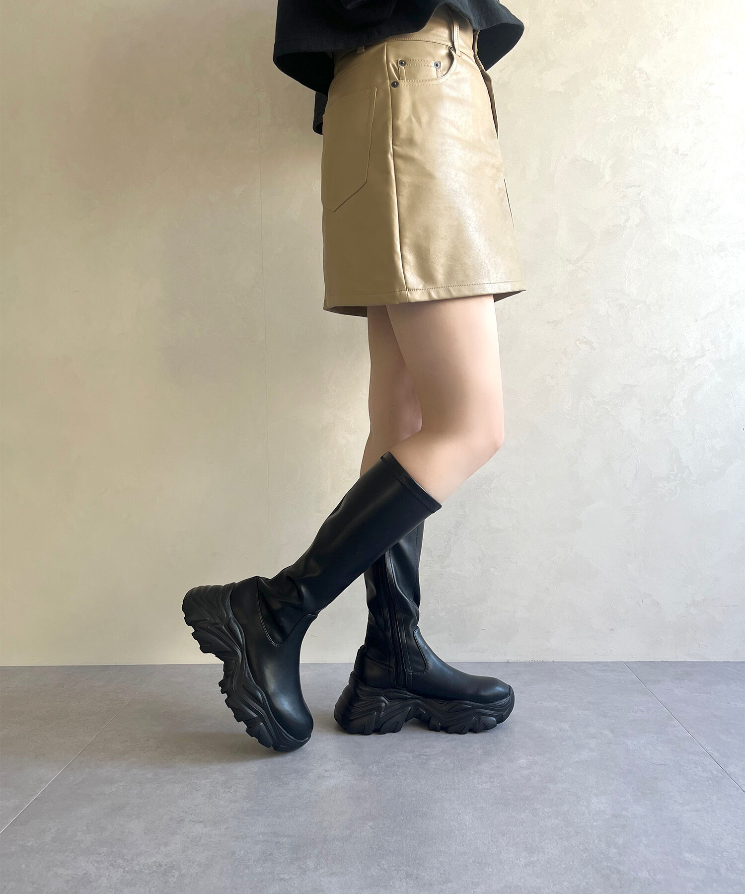 ORiental TRaffic「スニーカーソールロングブーツ/41503」|ロングブーツ|