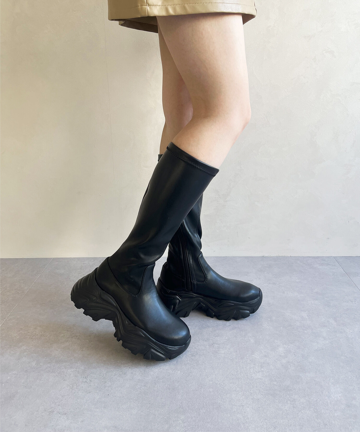 ORiental TRaffic「スニーカーソールロングブーツ/41503」|ロングブーツ|