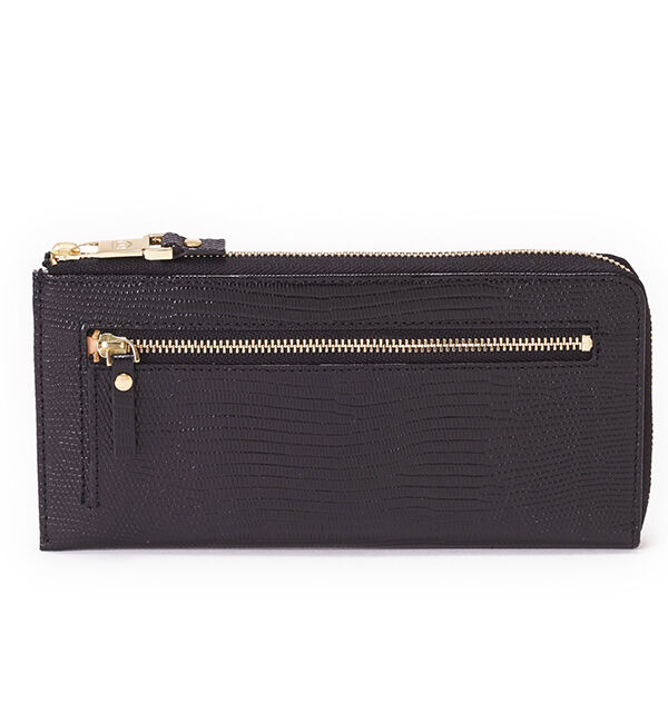 TOPKAPI 「イタリアンレザー・リザード型押し・Lファスナー長財布マチ付き LUCIA[ルチア]」|財布|