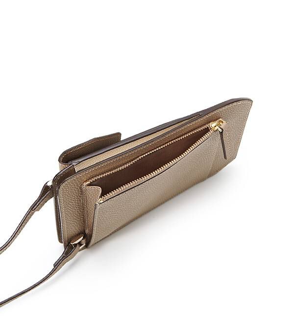 TOPKAPI 「バイカラー レザー モバイルポシェット LEAN リーン」|モバイルケース|