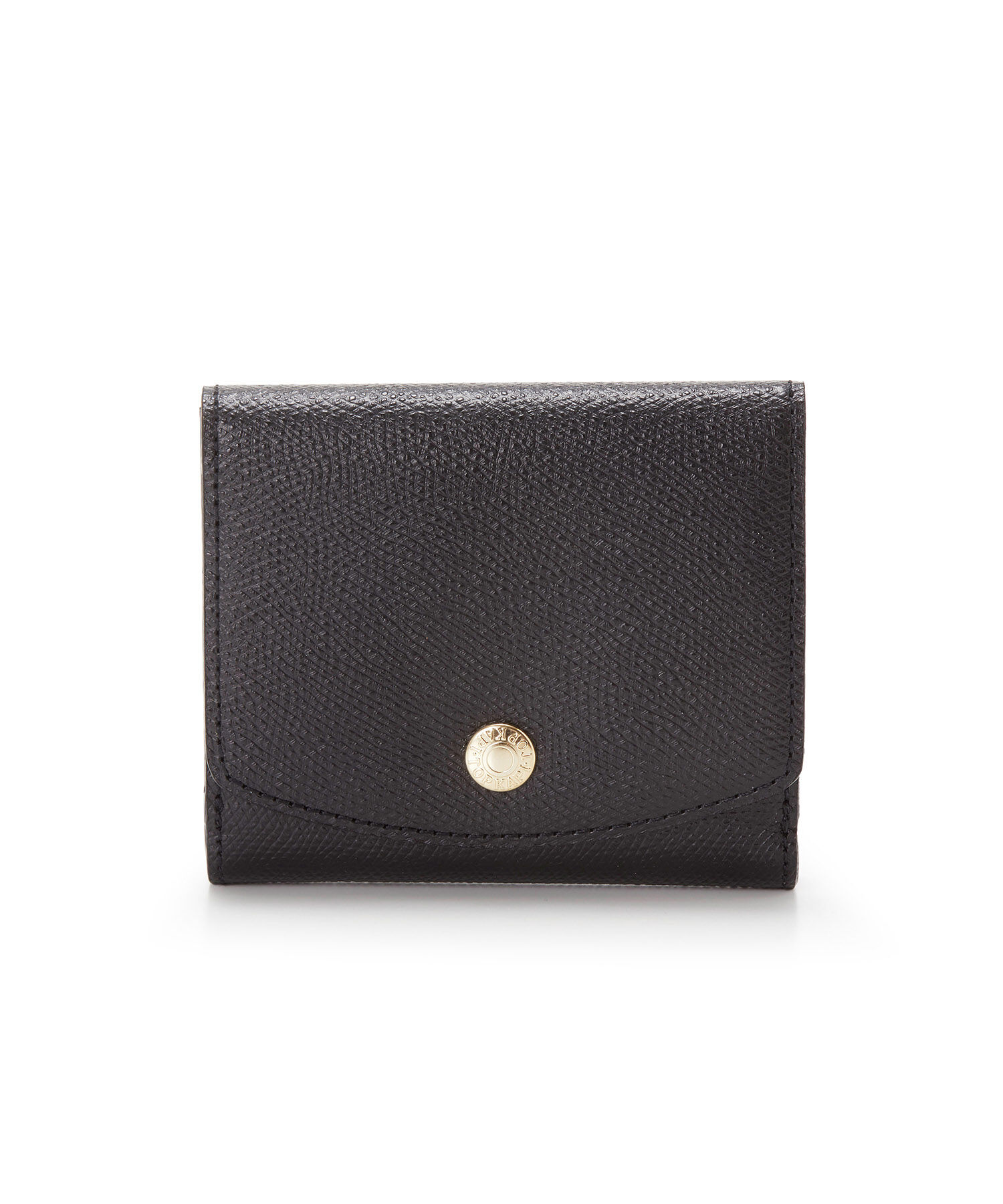 TOPKAPI 「[TOPKAPI]トプカピ 角シボ型押し・ 二つ折り 財布 COLORATO コロラート」|財布|ブラック