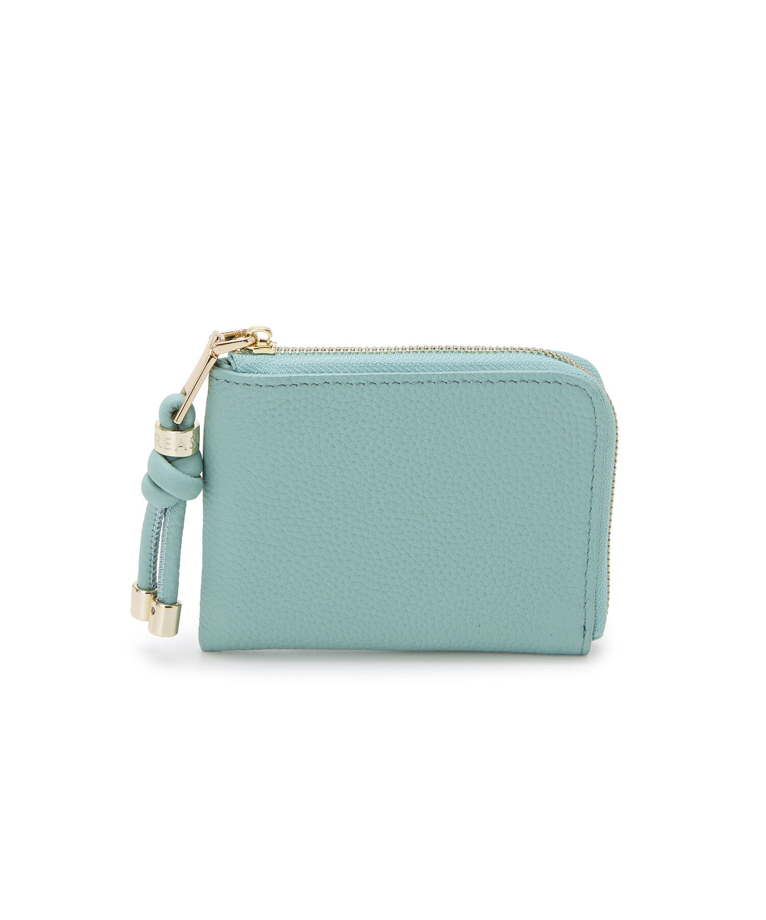 TOPKAPI TREASURE「【TREASURE TOPKAPI】シュリンクレザー Lファスナー ミニ 財布」|財布|ミントグリーン