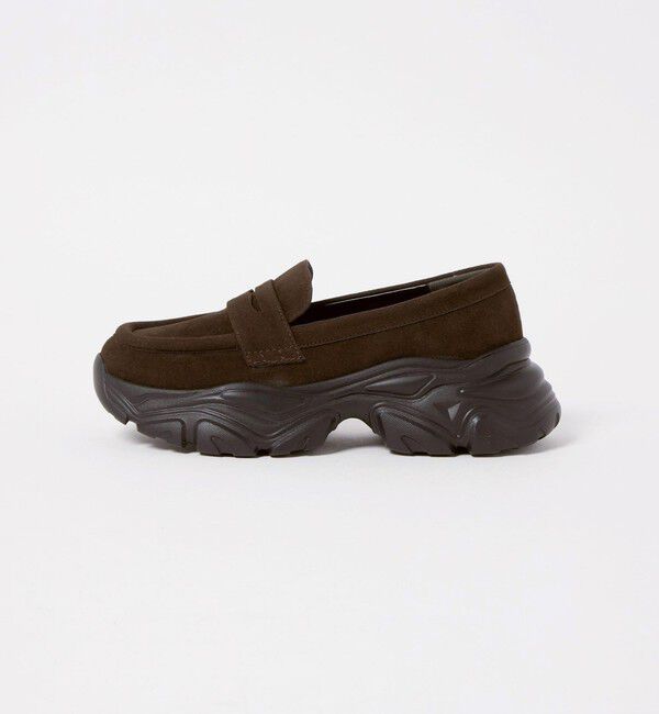 SY UNITED ARROWS「＜SY＞ スポーツローファー フラット65&uarr;」|ローファー|DK.BROWN