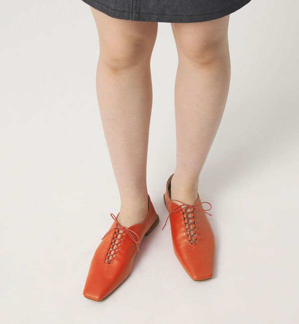 ODETTE E ODILE「ファインレースアップ フラット10&uarr;」|パンプス|