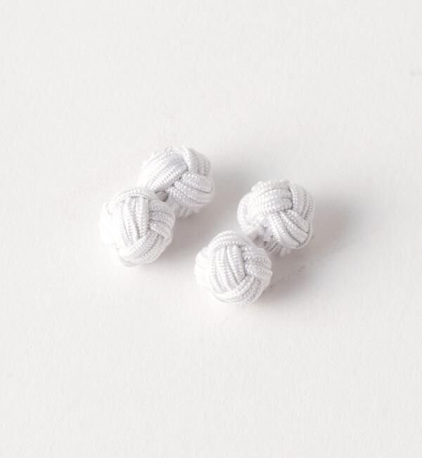 UNITED ARROWS「＜WARMAN（ワルマン）＞ カフ」|ネクタイピン・カフスボタン|WHITE