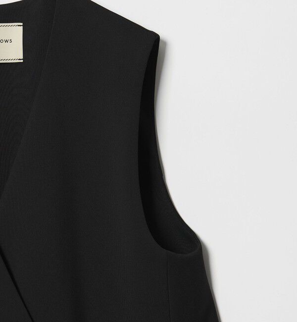 UNITED ARROWS「SPONGY バックフレア ベスト」|ベスト・ジレ|