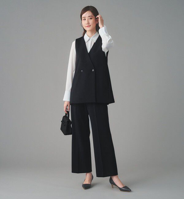 UNITED ARROWS「SPONGY バックフレア ベスト」|ベスト・ジレ|