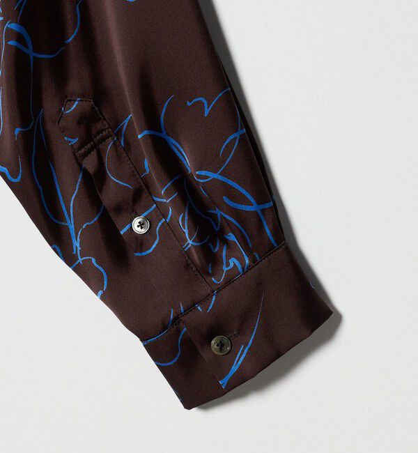 UNITED ARROWS「アブストラクトフラワー シャツ ‐ウォッシャブル‐」|シャツ・ブラウス|