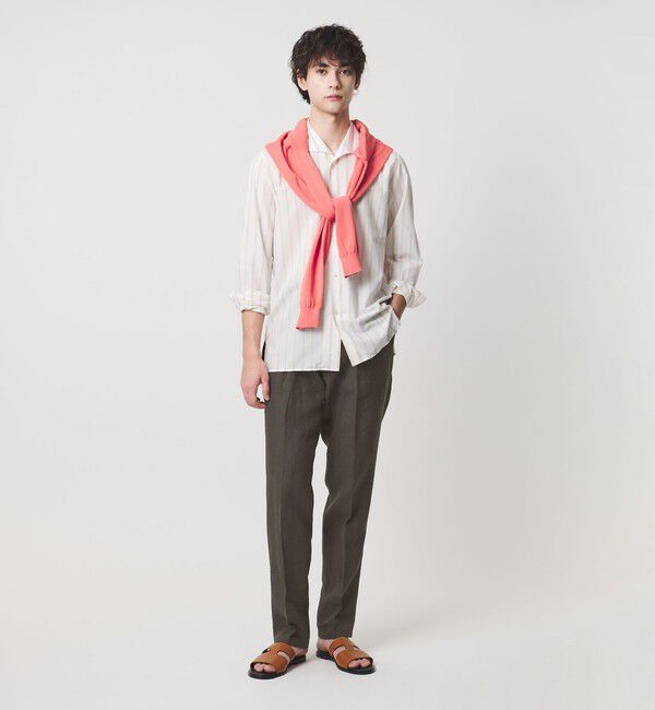 UNITED ARROWS「＜BERWICH＞SAKE/1プリーツ イージー スラックス」|スラックス|