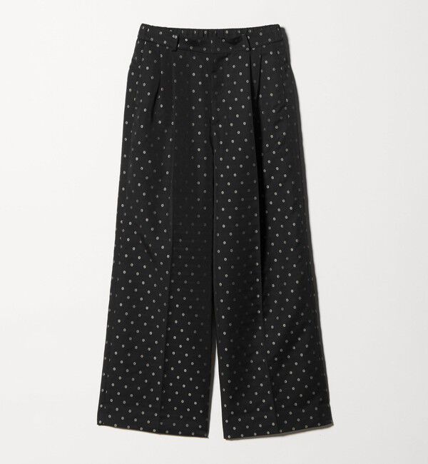 UNITED ARROWS「フラワー ジャガード 2タック ワイドパンツ ‐ウォッシャブル‐」|その他|