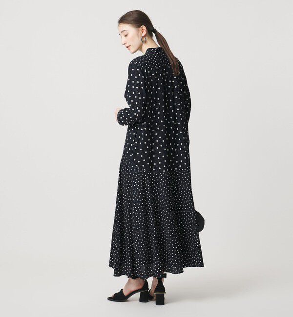 UNITED ARROWS「プリント シャツワンピース ‐ウォッシャブル‐」|ワンピース|