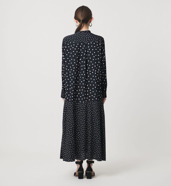 UNITED ARROWS「プリント シャツワンピース ‐ウォッシャブル‐」|ワンピース|