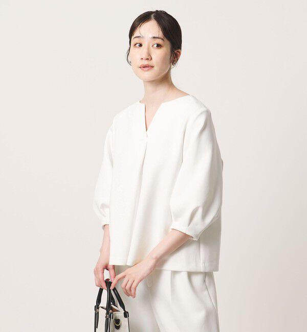 UNITED ARROWS「LIGHT SPONGY ブラウス ‐ウォッシャブル‐」|シャツ・ブラウス|