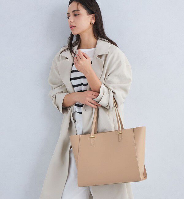 UNITED ARROWS green label relaxing「【WEB限定】ワンポイント シンプル トートバッグ（ソフトPCバッグ付） / A4 / 通勤」|トートバッグ|