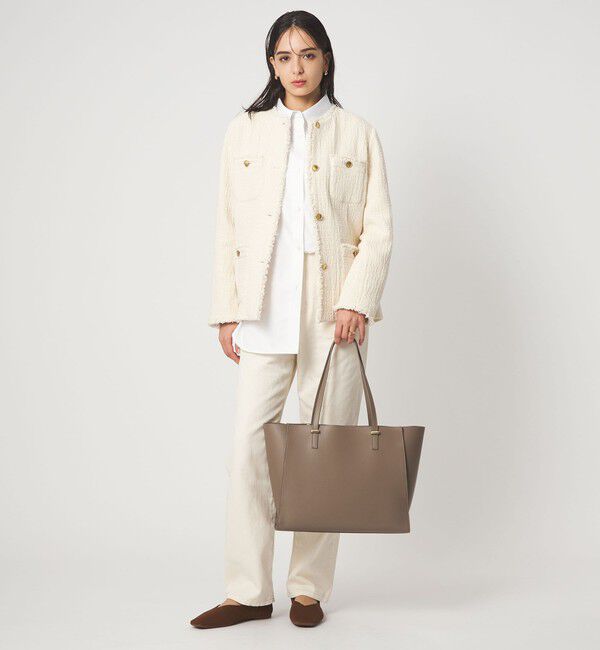 UNITED ARROWS green label relaxing「【WEB限定】ワンポイント シンプル トートバッグ（ソフトPCバッグ付） / A4 / 通勤」|トートバッグ|