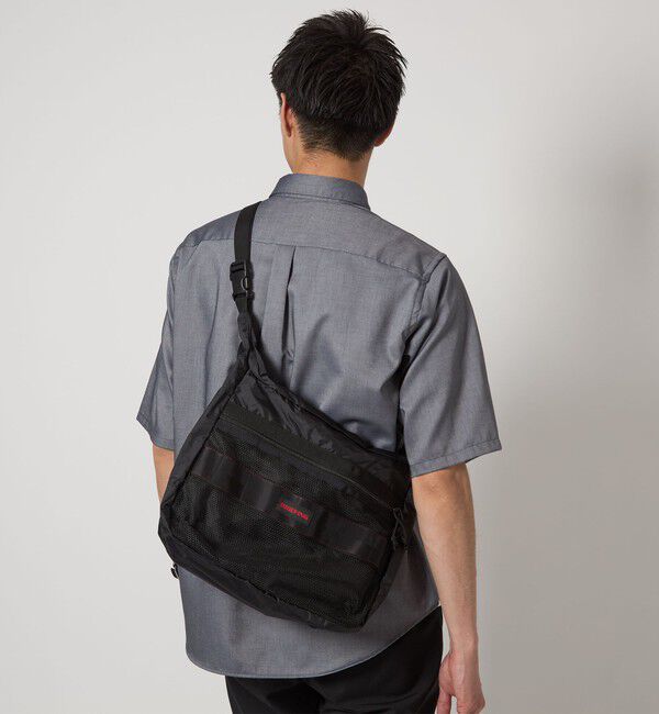 UNITED ARROWS green label relaxing「【別注】＜BRIEFING＞GLR リップストップ メッシュ ヨコ ショルダーバッグ」|ショルダー・メッセンジャー|