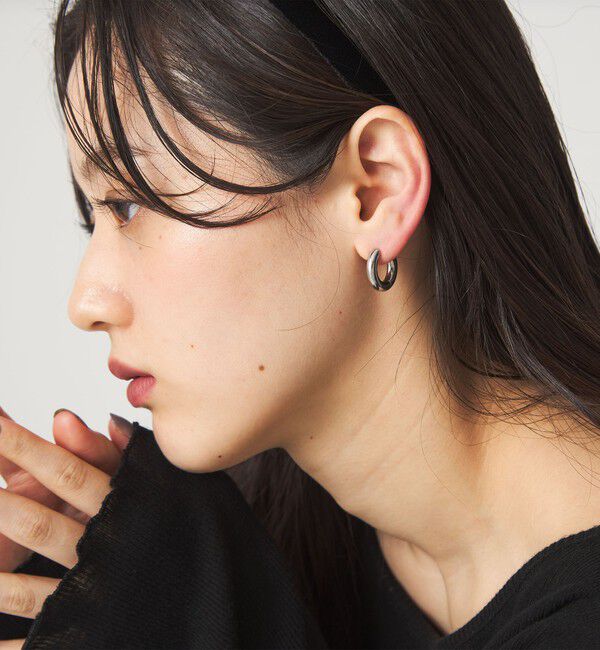 UNITED ARROWS green label relaxing「【WEB限定】フープピアス」|ピアス|