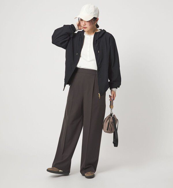 UNITED ARROWS green label relaxing「【WEB限定】＜at ease＞シアーテレコ ヘンリーネック カットソー」|Tシャツ・カットソー|