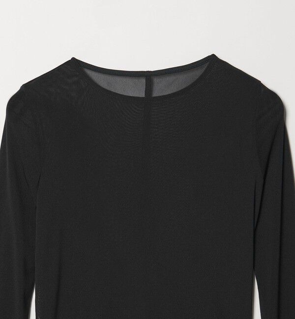 EMMEL REFINES「＜EMMEL REFINES＞EM ソフトチュール シアークルーネック」|Tシャツ・カットソー|