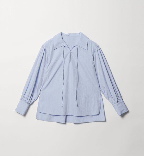 EMMEL REFINES「＜EMMEL REFINES＞EM スキッパー シャツ」|シャツ・ブラウス|LT.BLUE