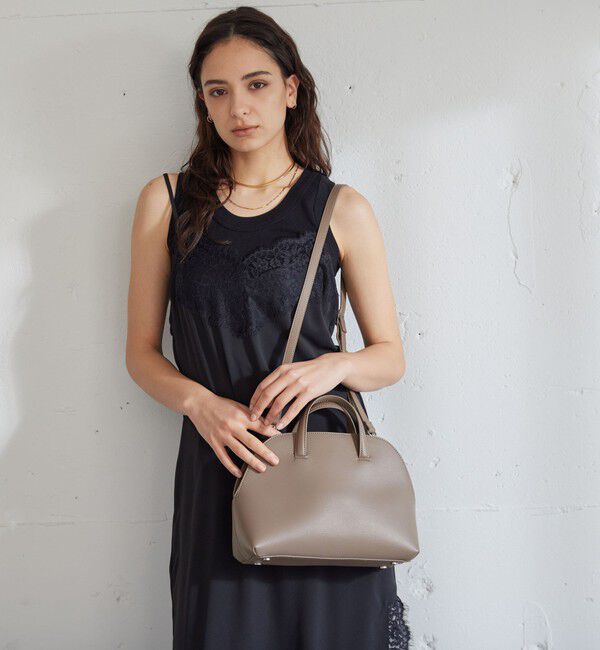 UNITED ARROWS green label relaxing「【WEB限定】2WAY ラウンド ボストンバッグ / ショルダーバッグ」|ショルダー・メッセンジャー|