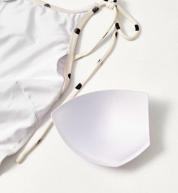 UNITED ARROWS green label relaxing「ハイネックWリボン ドット柄 ワンピース スイムウェア / 水着」|その他|