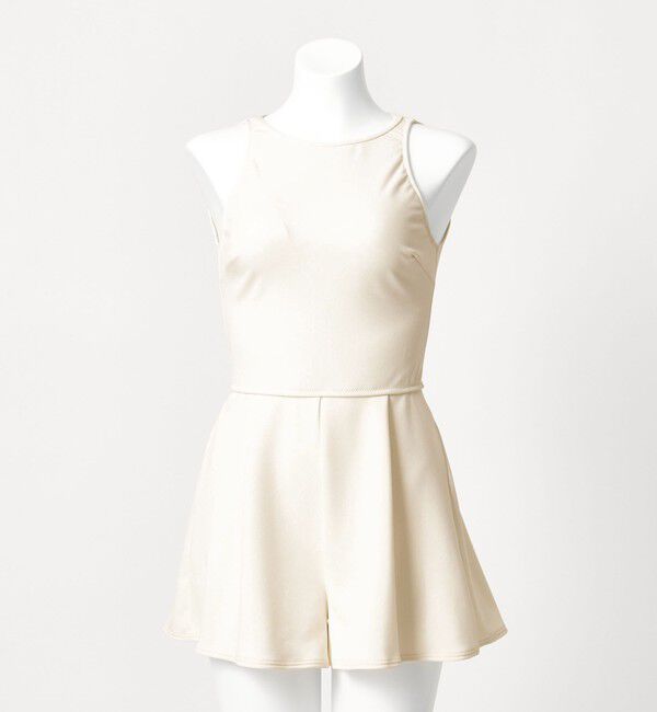 UNITED ARROWS green label relaxing「ジョーゼット風 バックオープン オールインワン スイムウェア / 水着」|スポーツ|